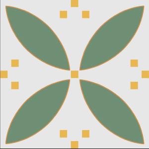 Gạch bông hoài cổ Thanh Thanh 30x30 HAG 323