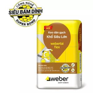 Keo dán gạch khổ siêu lớn Webertai FLEX