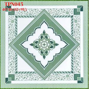 Gạch men bông xanh 40x40 Trung Nguyên TPN045