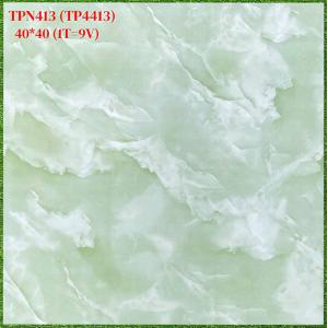 Gạch men 40x40 Trung Nguyên xanh cẩm thạch  TPN413