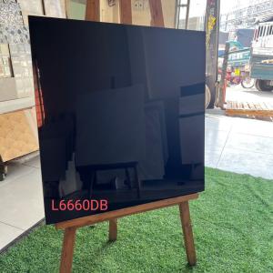 Gạch Đá Bóng kính Hà Thanh đen trơn L6660DB