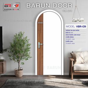 Cửa nhựa Vòm Barun Korea phối màu VBR-09