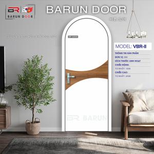 Cửa nhựa Vòm Barun Korea phối màu VBR-11