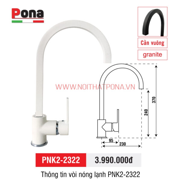 Vòi rửa chén Pona PNK2-2322
