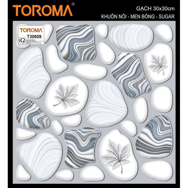 Gạch TOROMA 30x30 khuôn nổi T30609