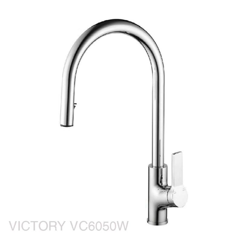 Vòi rửa chén nóng lạnh rút dây VICTORY VIC VC6050W