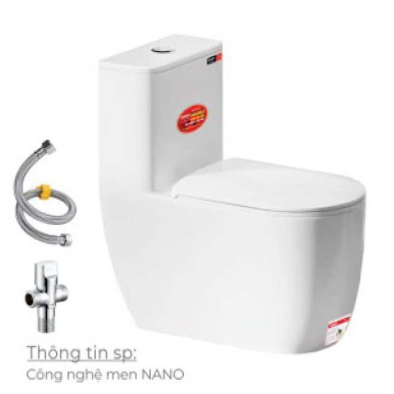 Bàn cầu 1 khối Kassani KS-12740CV