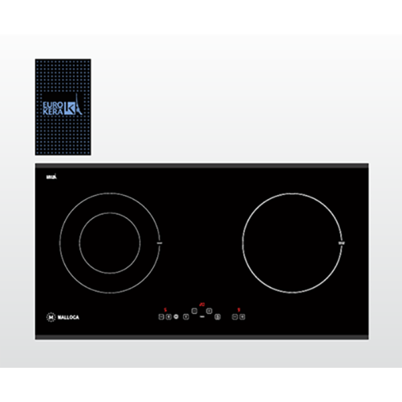 Bếp điện từ kết hợp Malloca MH-02 IR SB