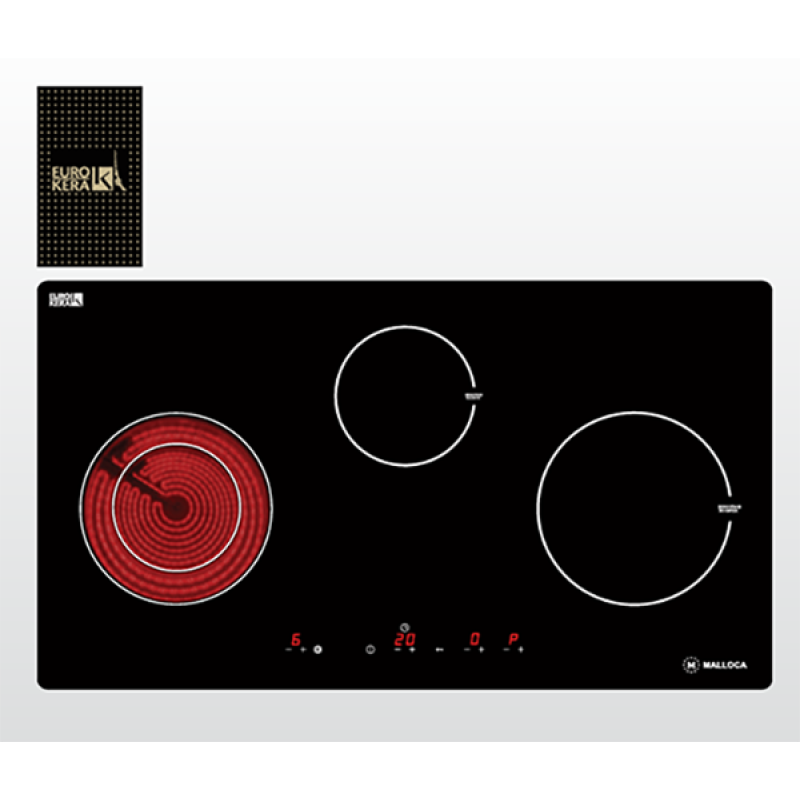 Bếp điện từ kết hợp Malloca MH-03 IRB LB