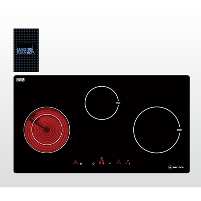 Bếp điện từ kết hợp Malloca MH-03 IRB SB