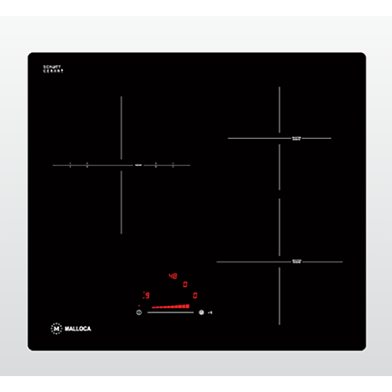 Bếp điện từ kết hợp Malloca MIR-593