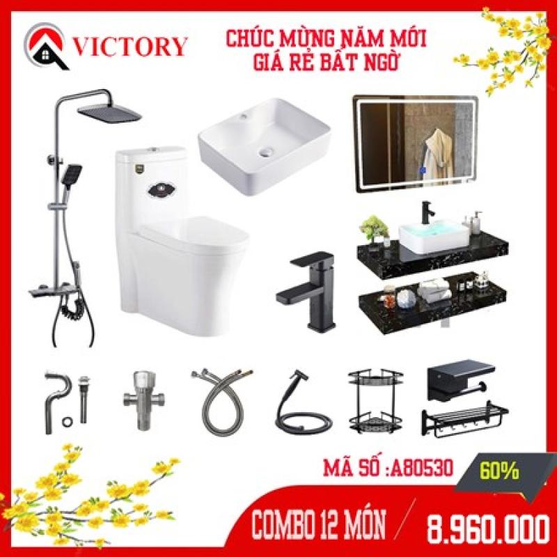 BỘ COMBO BÀN CẦU NHÀ TẮM TRỌN BỘ 80530