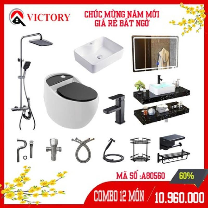 BỘ COMBO BÀN CẦU NHÀ TẮM TRỌN BỘ A80560