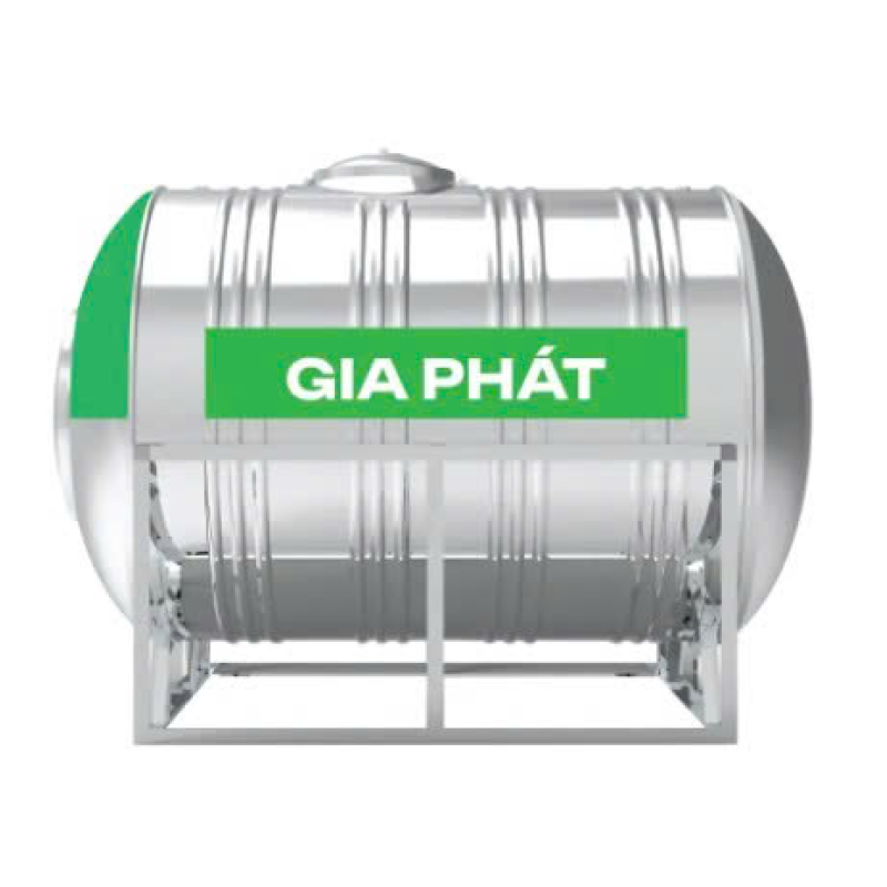 Bồn nước INOX Gia Phát TOÀN MỸ 1500 Lít  Ngang