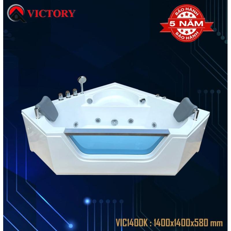 BỒN TẮM NẰM ĐÔI MASSAGE VICTORY VIC 1400K