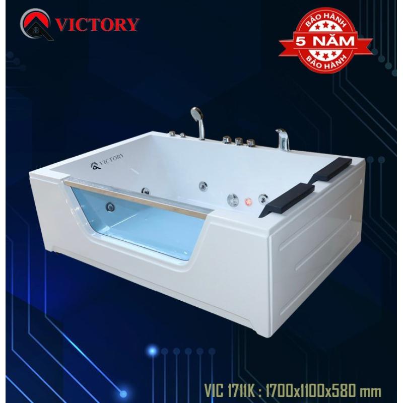 BỒN TẮM NẰM ĐÔI MASSAGE  VICTORY VIC 1711K