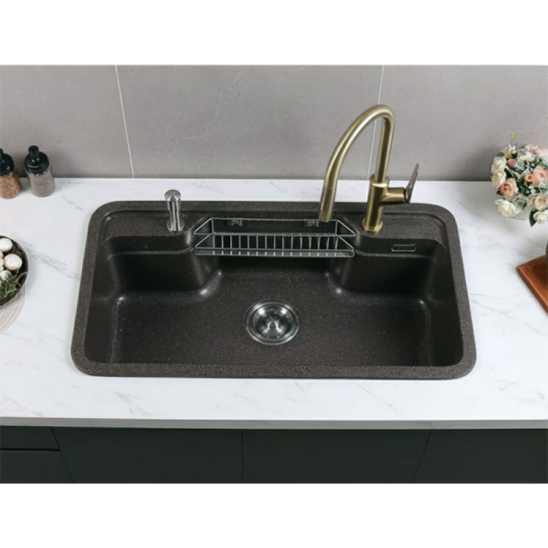 Chậu rửa ch&eacute;n đ&aacute; nh&acirc;n tạo Việt Mỹ C1N-01