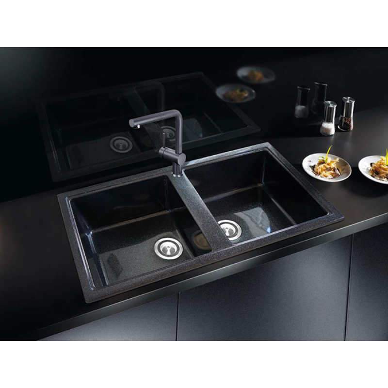 Chậu rửa ch&eacute;n đ&aacute; nh&acirc;n tạo Việt Mỹ C2N-01