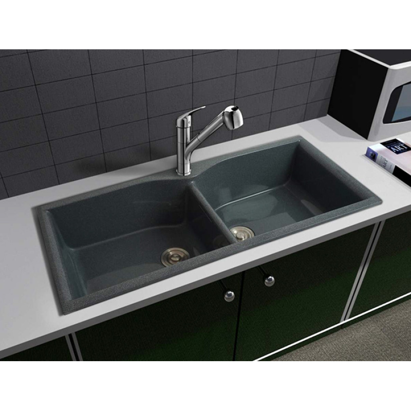 Chậu rửa ch&eacute;n đ&aacute; nh&acirc;n tạo Việt Mỹ C2N-03