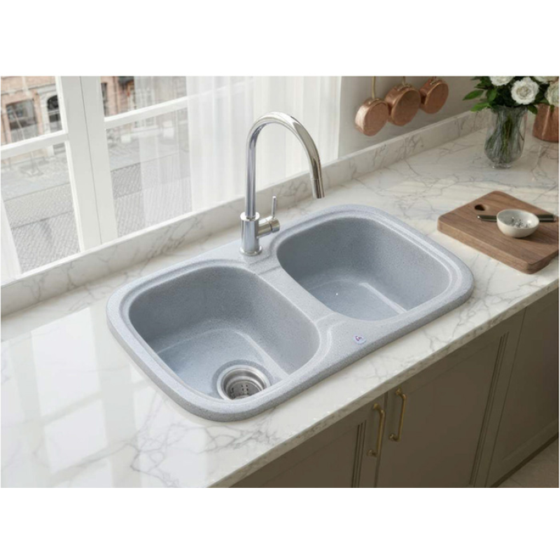 Chậu rửa ch&eacute;n đ&aacute; nh&acirc;n tạo Việt Mỹ C2N-05