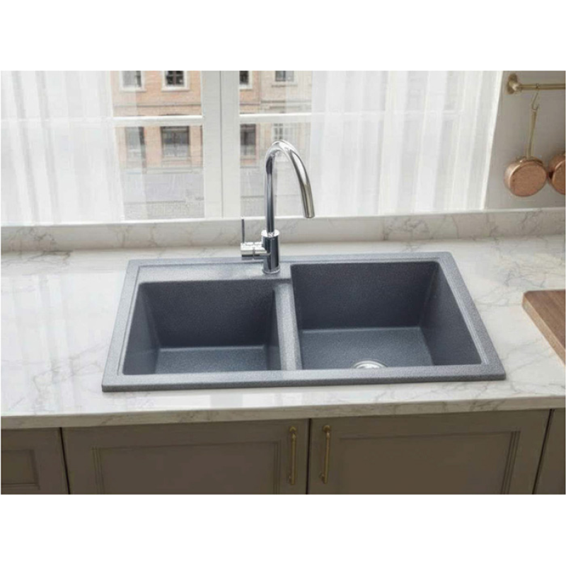 Chậu rửa ch&eacute;n đ&aacute; nh&acirc;n tạo Việt Mỹ C2N-06