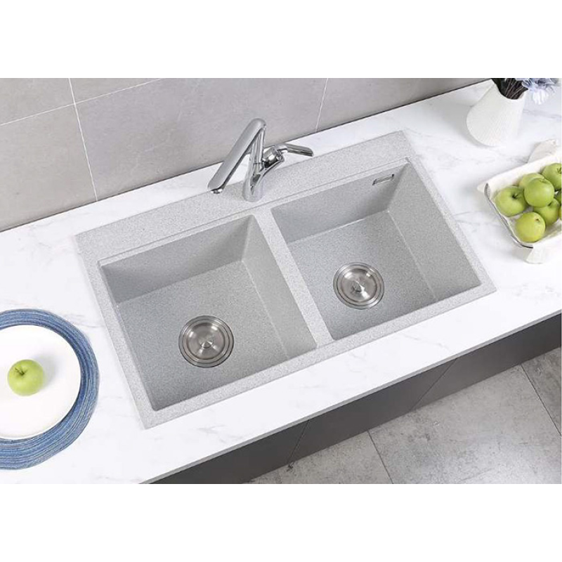 Chậu rửa ch&eacute;n đ&aacute; nh&acirc;n tạo Việt Mỹ C2N-10