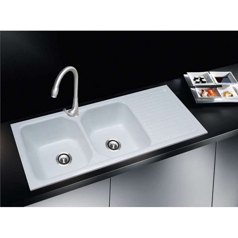 Chậu rửa ch&eacute;n đ&aacute; nh&acirc;n tạo Việt Mỹ C2NC-02