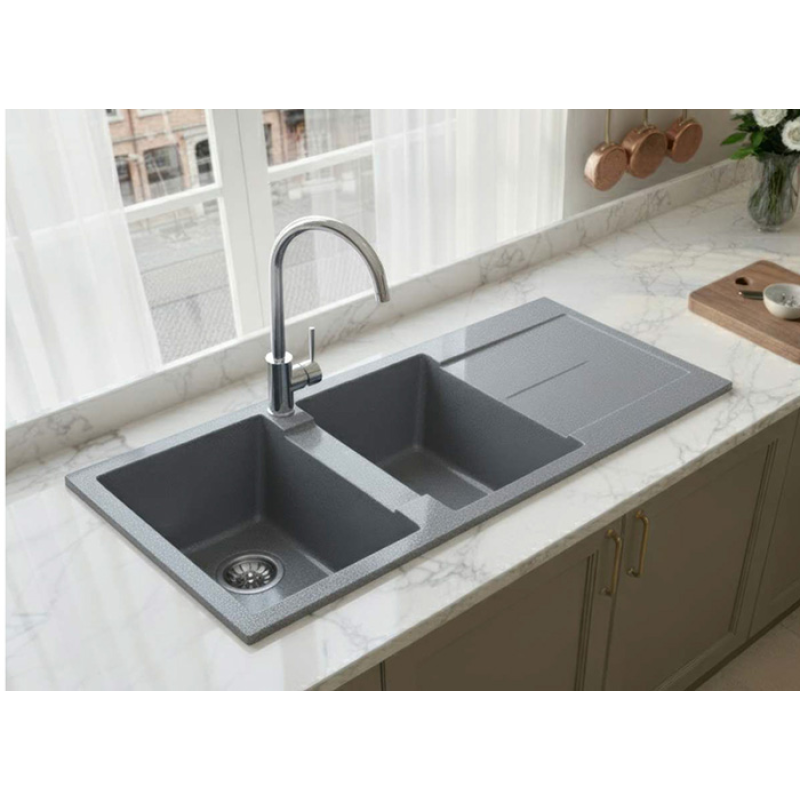 Chậu rửa ch&eacute;n đ&aacute; nh&acirc;n tạo Việt Mỹ C2NC-03