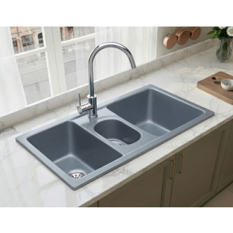 Chậu rửa ch&eacute;n đ&aacute; nh&acirc;n tạo Việt Mỹ C3N-01