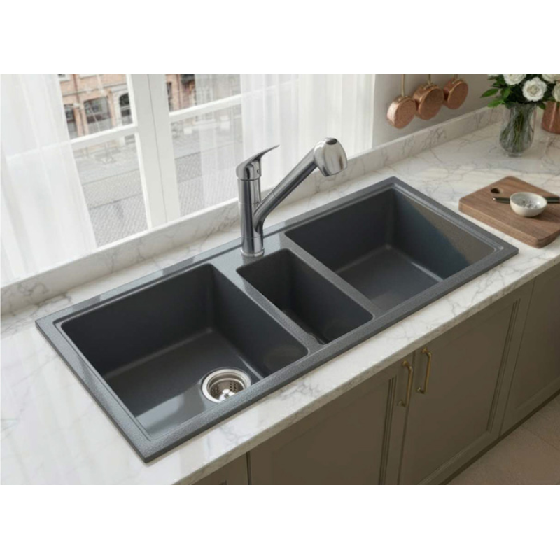 Chậu rửa ch&eacute;n đ&aacute; nh&acirc;n tạo Việt Mỹ C3N