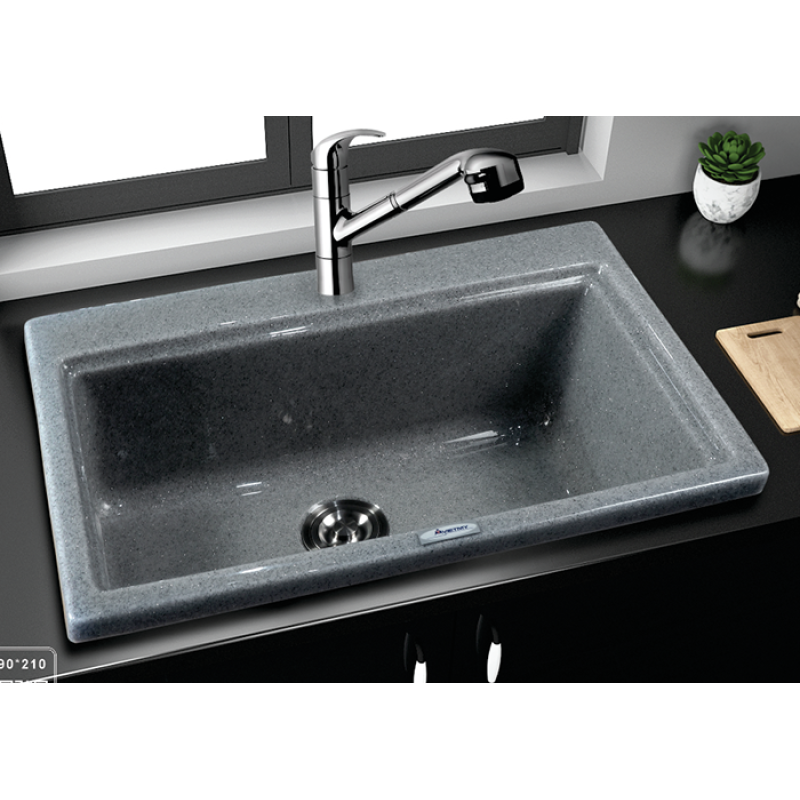 Chậu rửa ch&eacute;n đ&aacute; nh&acirc;n tạo Việt Mỹ S1N-02