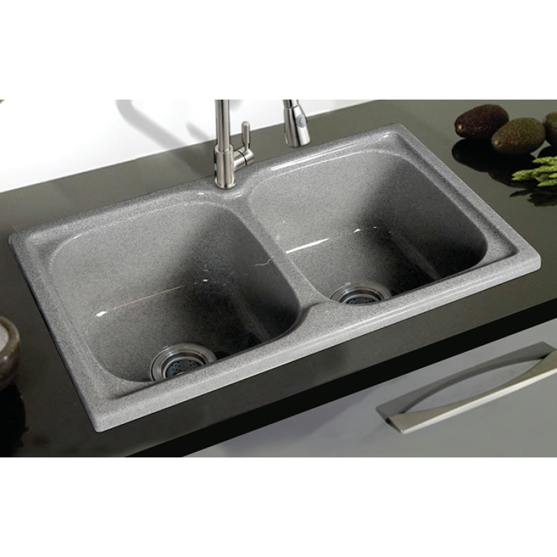 Chậu rửa ch&eacute;n đ&aacute; nh&acirc;n tạo Việt Mỹ S2N-02