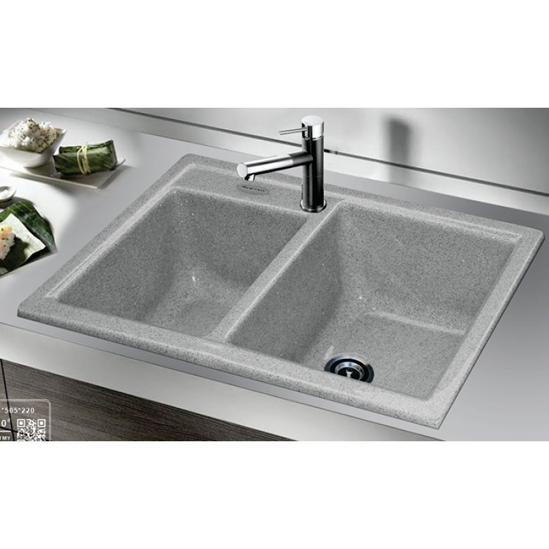 Chậu rửa ch&eacute;n đ&aacute; nh&acirc;n tạo Việt Mỹ S2N-04