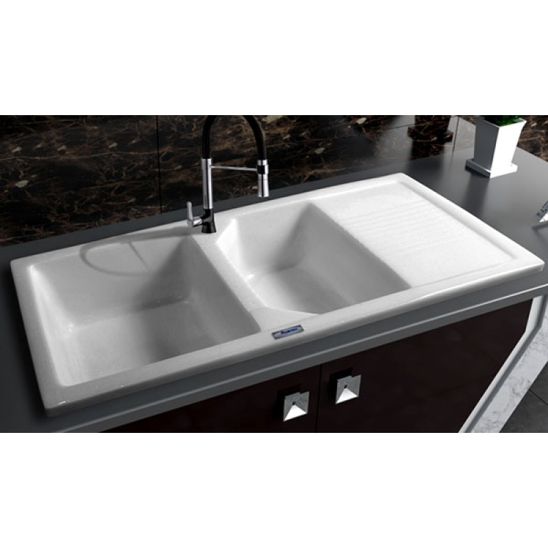 Chậu rửa ch&eacute;n đ&aacute; nh&acirc;n tạo Việt Mỹ S2NC-07