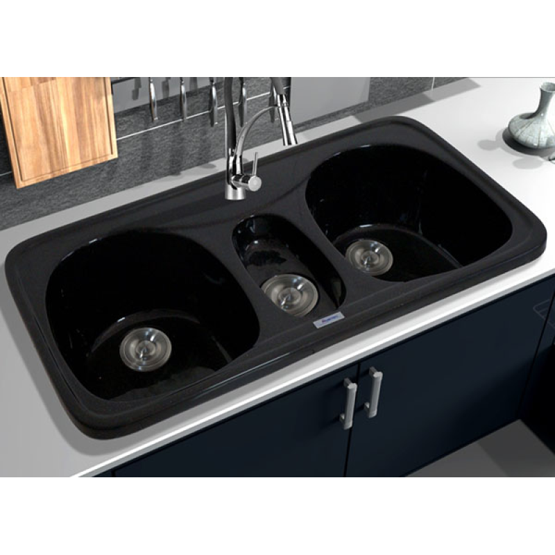 Chậu rửa ch&eacute;n đ&aacute; nh&acirc;n tạo Việt Mỹ S3N