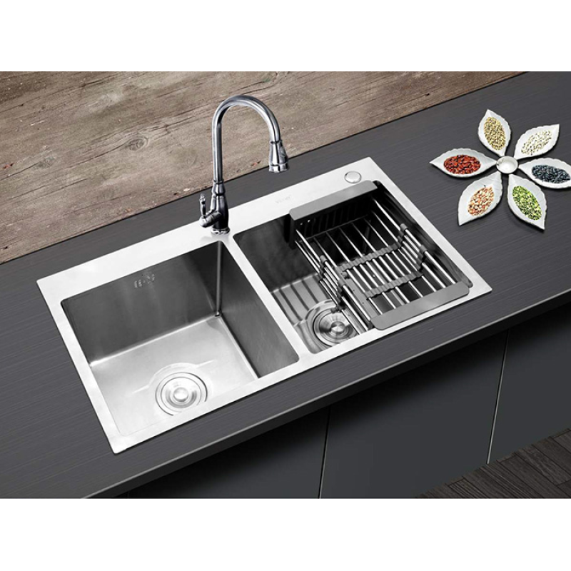 Chậu rửa ch&eacute;n inox  Việt Mỹ B.8245D