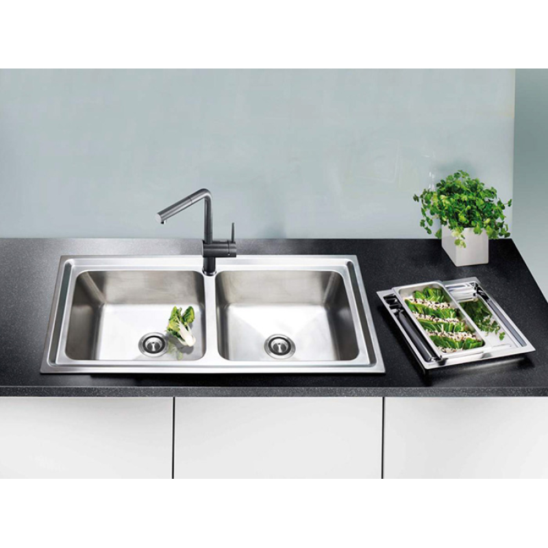 Chậu rửa ch&eacute;n inox  Việt Mỹ H.10048S