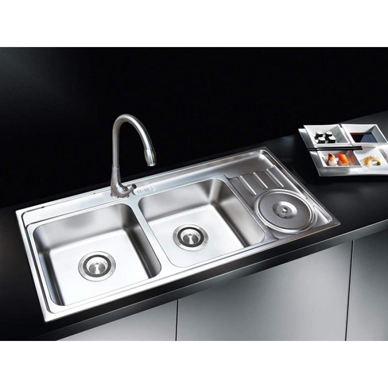 Chậu rửa ch&eacute;n inox  Việt Mỹ H.11050VD