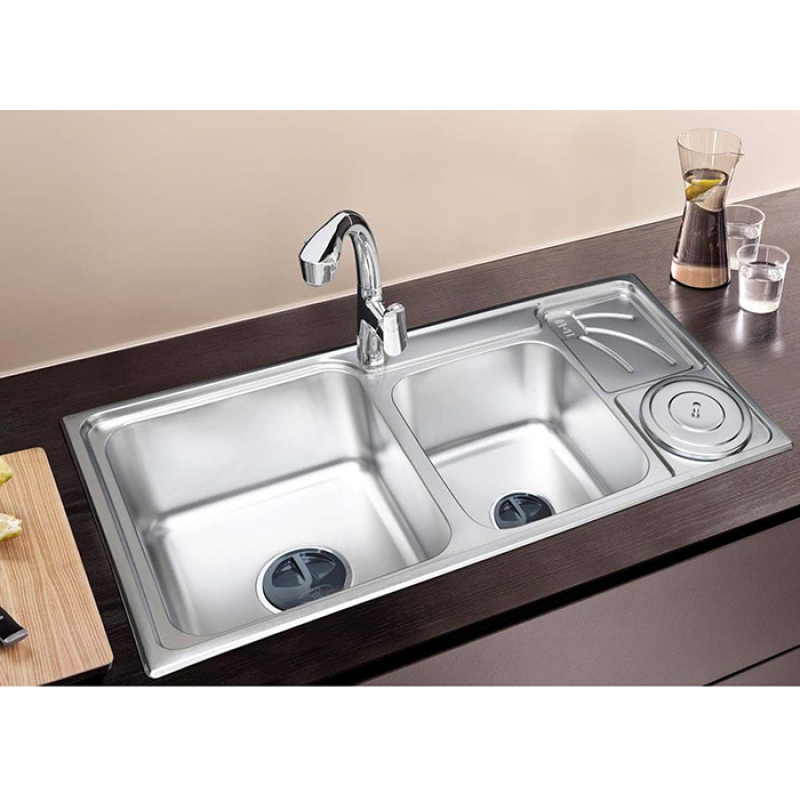 Chậu rửa ch&eacute;n inox  Việt Mỹ H.9848R