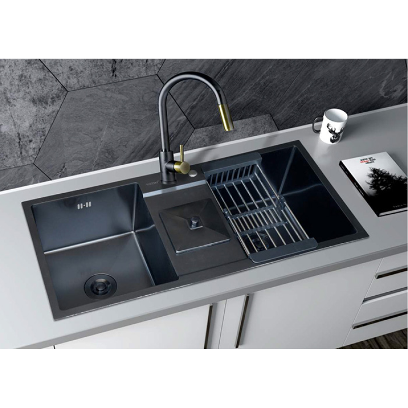 Chậu rửa ch&eacute;n inox  Việt Mỹ ND.10048D