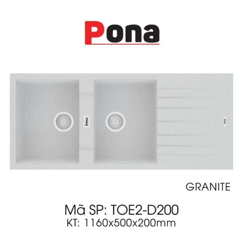 Chậu rửa chén Pona TOE2-D200