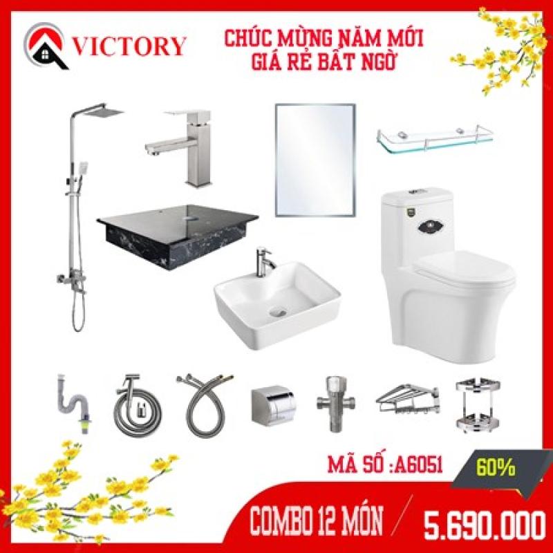 BỘ COMBO BÀN CẦU NHÀ TẮM TRỌN BỘ 6051