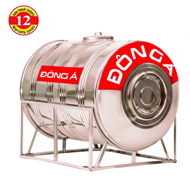 Bồn nước inox Đông Á 5000 lít nằm ngang