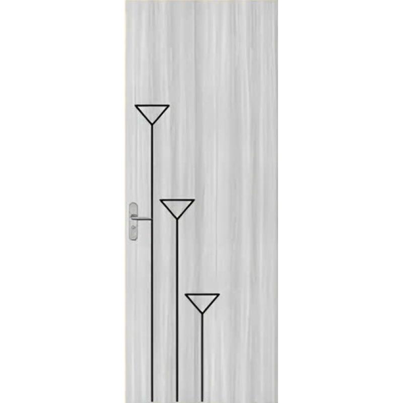 Cửa nhựa đúc dày nguyên tấm Y@door YK-144