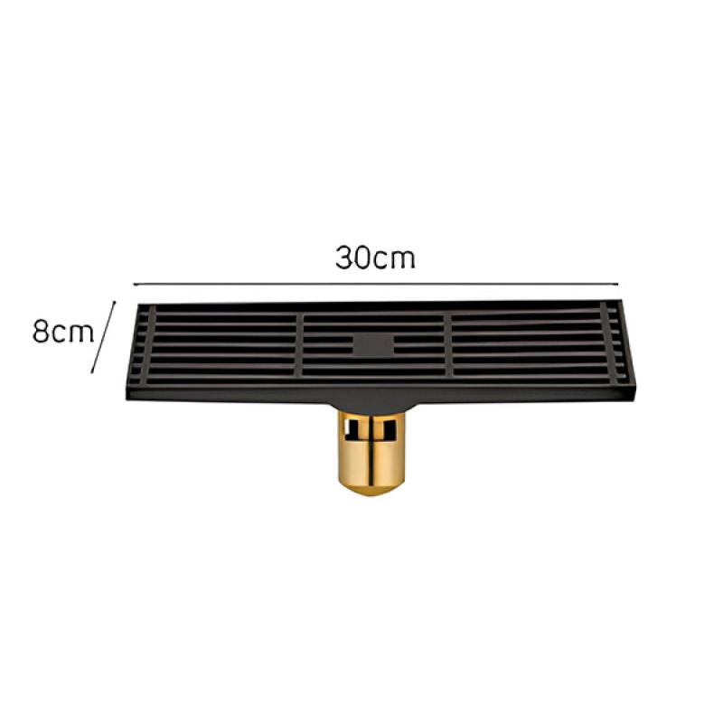 Phễu thoát sàn VICTORY đồng thau 80x300 mm VIC TS020