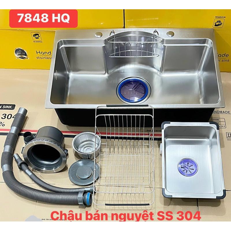 CHẬU RỬA CHÉN CREAVE BÁN NGUYỆT 7848HQ