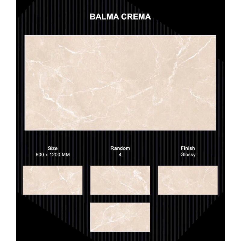 Gạch Ấn Độ 600x1200 mm BALMA CREAMA