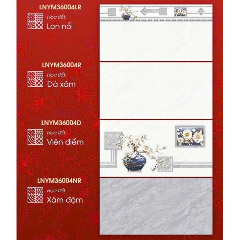 Gạch Ý Mỹ 300x600 bộ vân đá xám LNYM36004