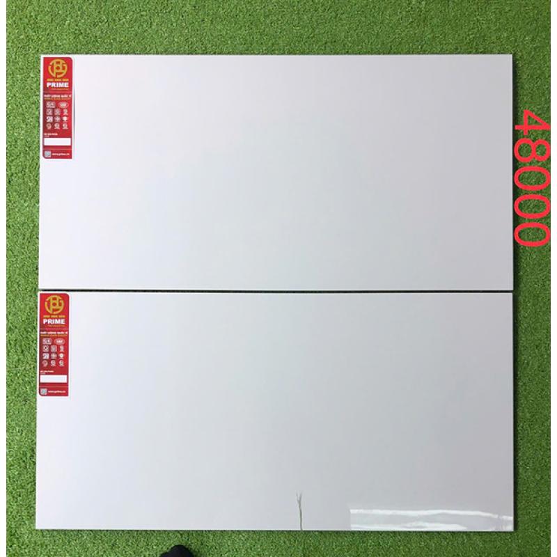 Đá bóng kính trắng trơn 400x800 PRIME 48000
