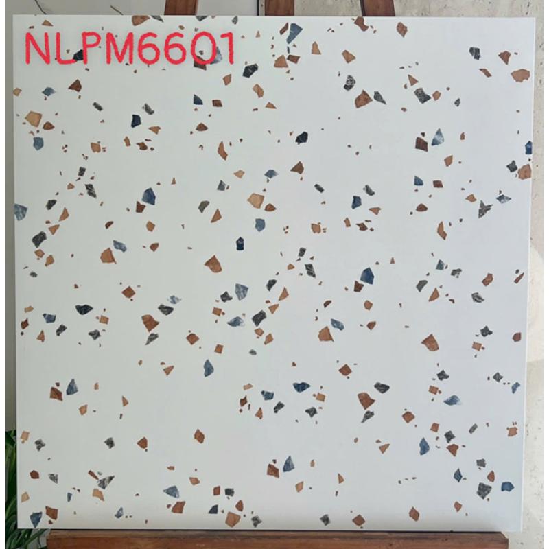 Gạch men mờ terrazzo 600x600 NLPM6601